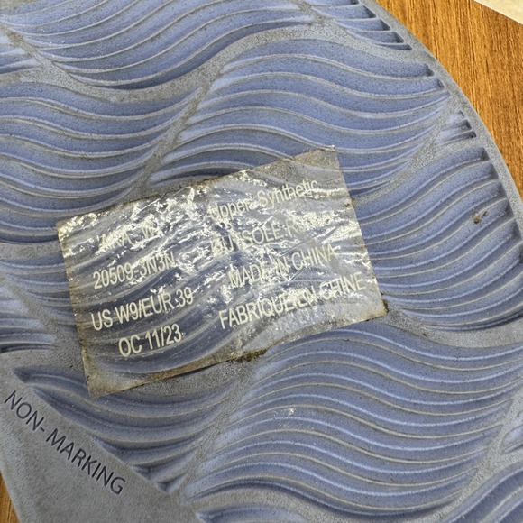 OluKai 'Aka Sandals Size 9 Blue Flip Flops Beachy Casual Summer Comfort - Picture 5 of 6